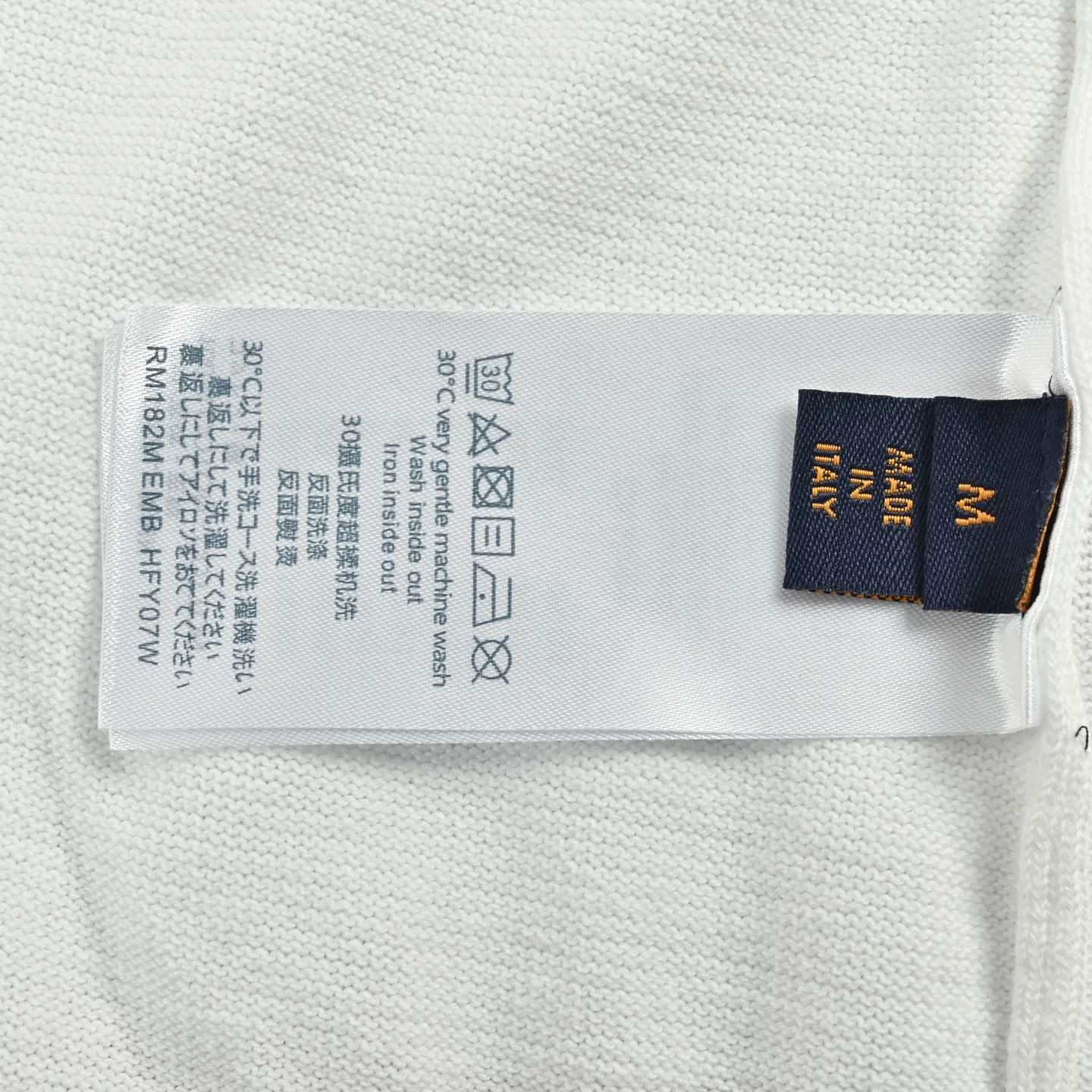 Louis Vuitton/Louis Vuitton aircraft jacquard round neck knitted short sleeves